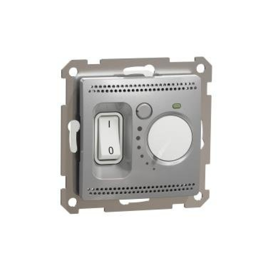 Терморегулятор для теплої підлоги Schneider Electric Sedna Design Алюміній SDD113507